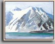 ICE MOUNTAIN, SVALBARD   2007   oil and oil stick   12"x15"